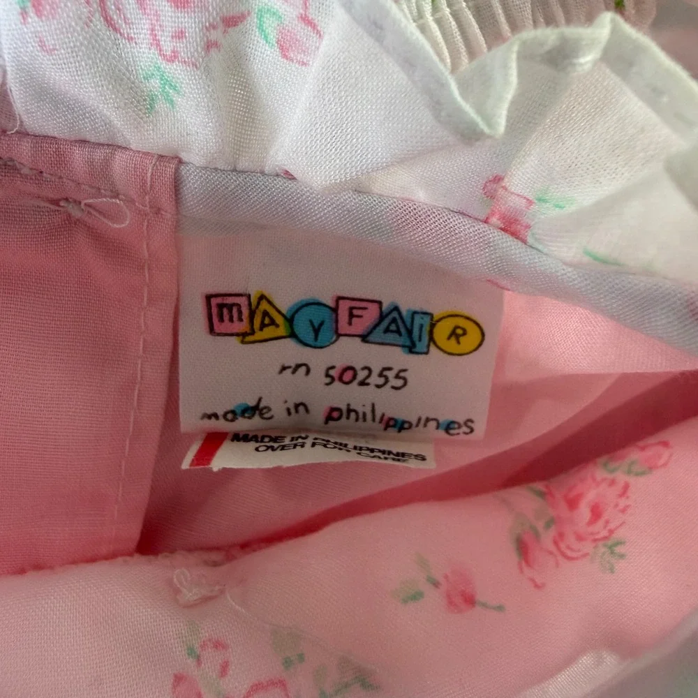 Vintage Baby Girl Clothing Lot 7 Pc Dresses Bloomers Lace Sears Mayfair Nannette